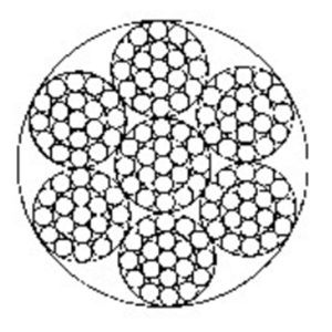 输送带用钢丝绳6×19-WSC